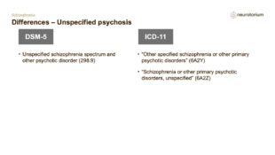 Schizophrenia – Definitions and Diagnosis – slide 51